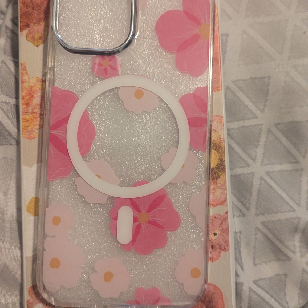 Floral Pink Phone Case iPhone 14